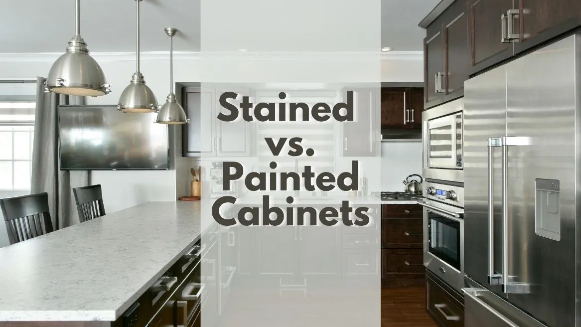 Stained vs. Painted Kitchen